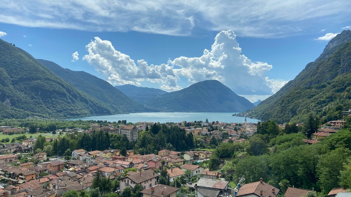 Mountains surrounding Porto Ceresio