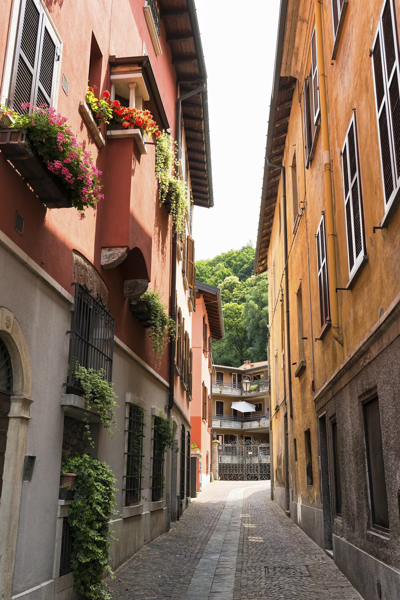 Village streets of Porto Ceresio